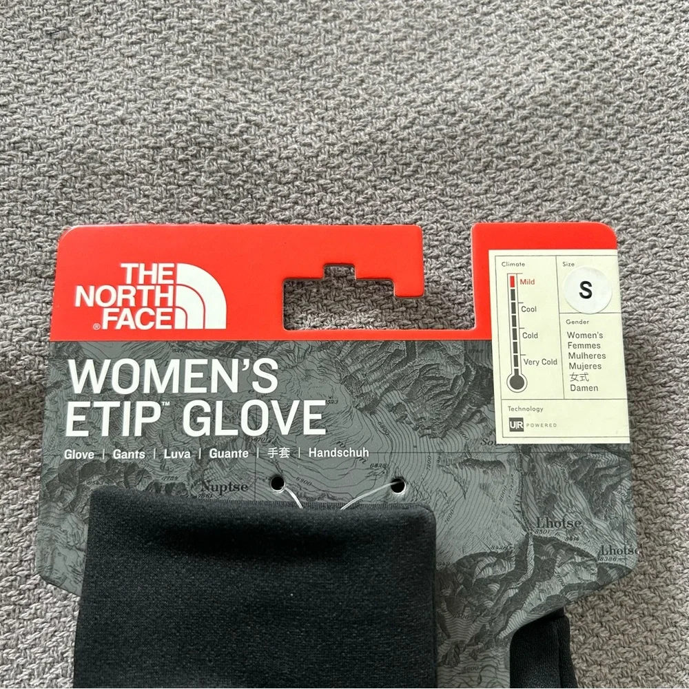 The North Face Women's Etip Recycled Gloves Black Small NWT Winter Ski Outdoor